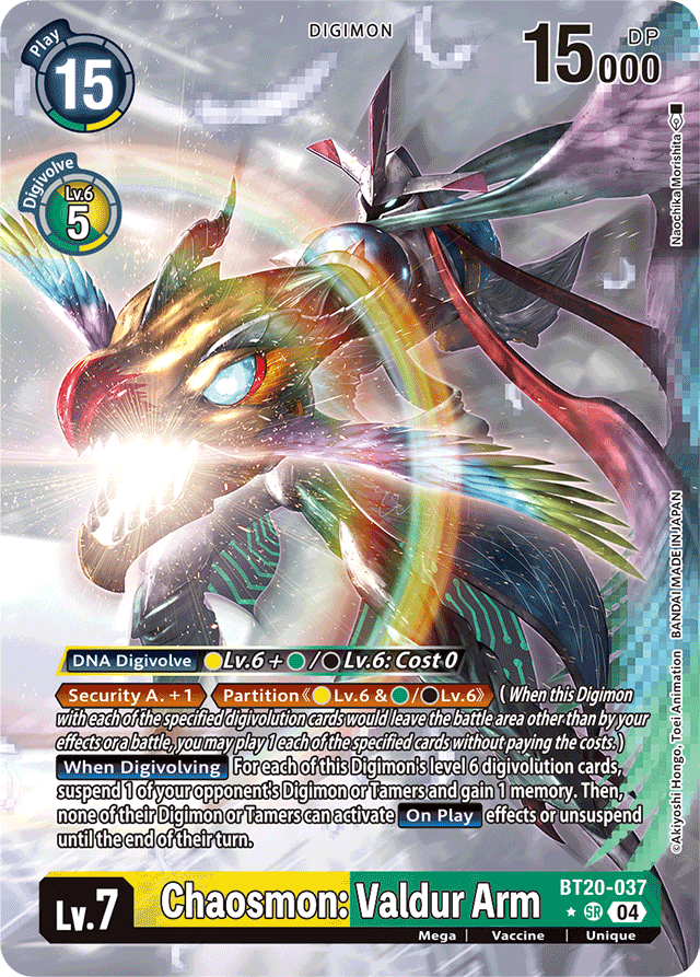 Chaosmon: Valdur Arm - BT20-037 - Alternative Art