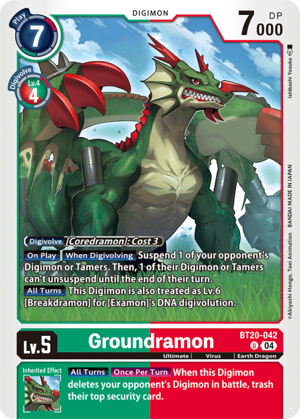 Groundramon - BT20-042 - Uncommon