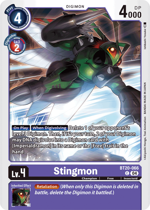 Stingmon - BT20-066 - Common