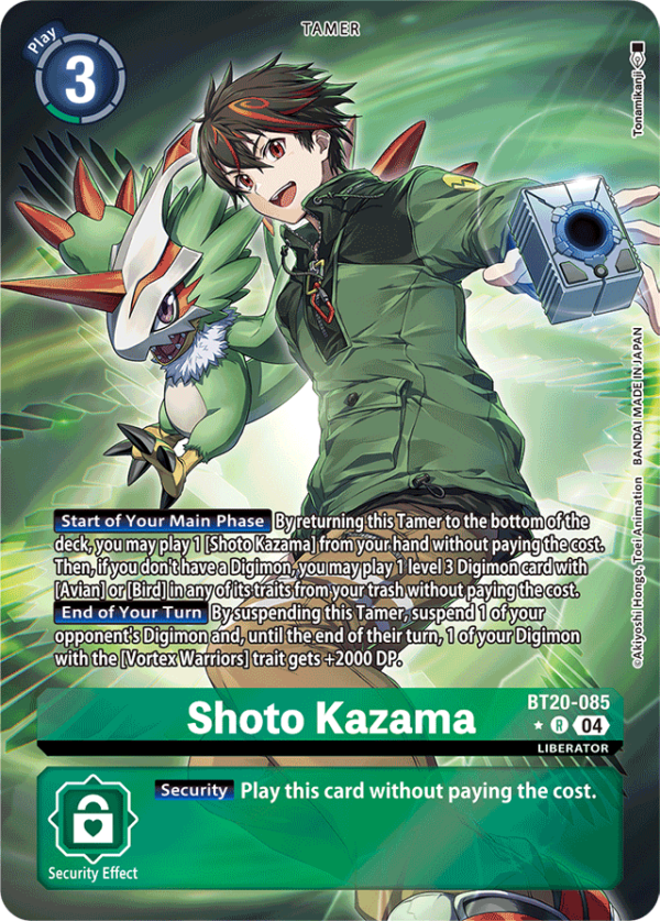 Shoto Kazama - BT20-085 - Alternative Art