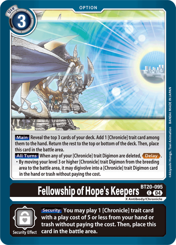 Fellowship of Hope's Keepers - BT20-095 - Common