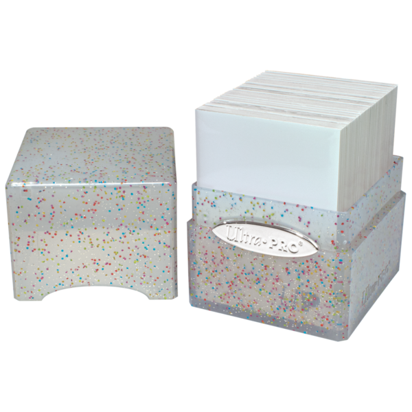 Glitter Satin Cube CRYSTAL - Image 2