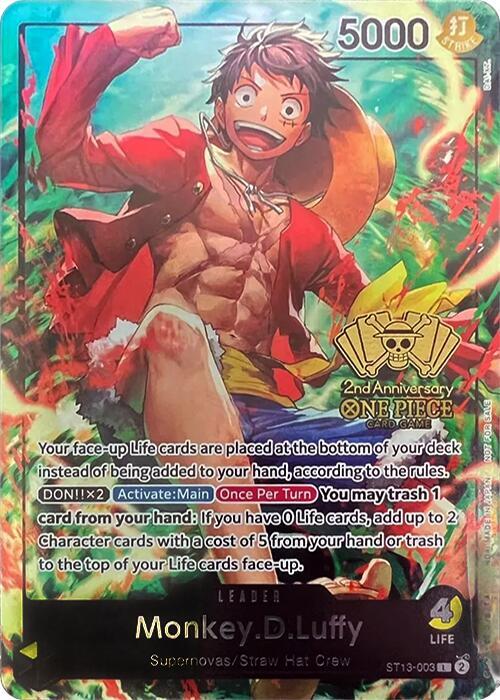 Monkey.D.Luffy ST13-003 P