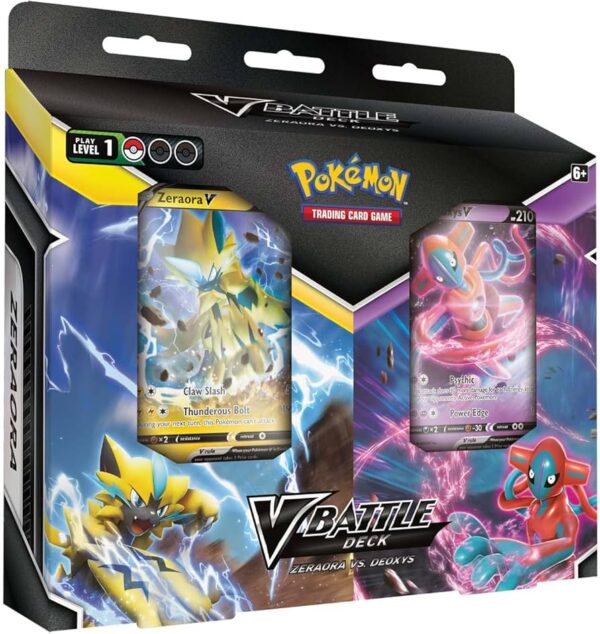 Pokemon - V Battle Deck Bundle - Pokemon - V Battle Deck Bundle - Zeraora vs Deoxys