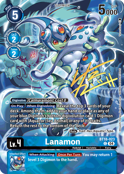 Lanamon (BT18-023) Rare Pull