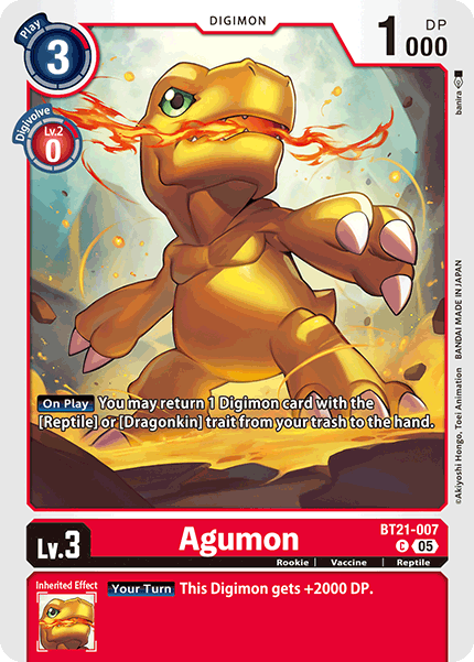 Agumon (BT21-007) - Common
