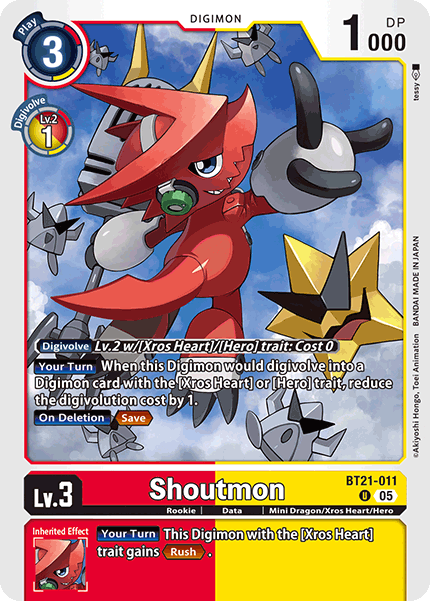 Shoutmon (BT21-011) - Uncommon