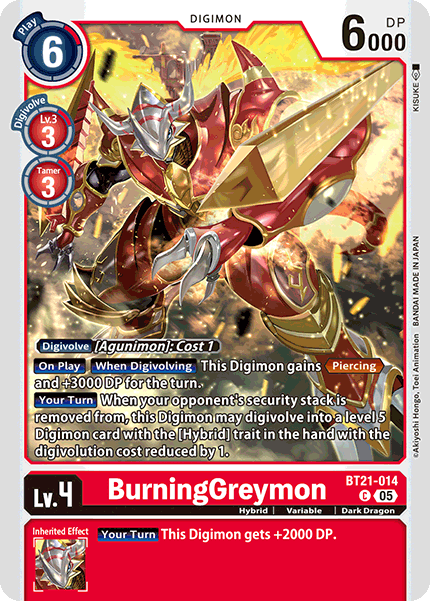BurningGreymon (BT21-014) - Common