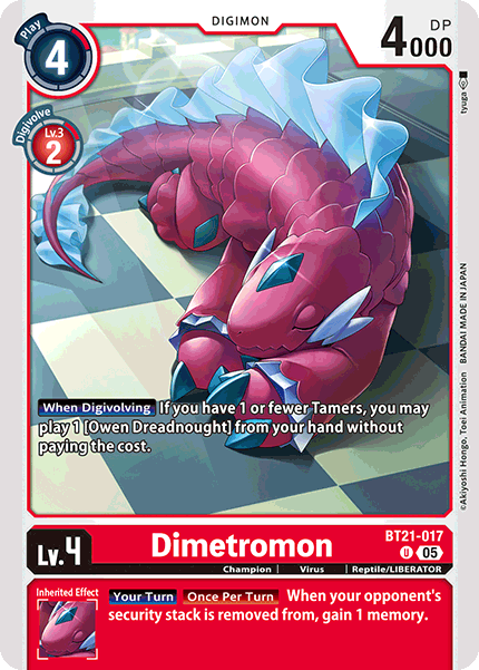 Dimetromon (BT21-017) - Uncommon