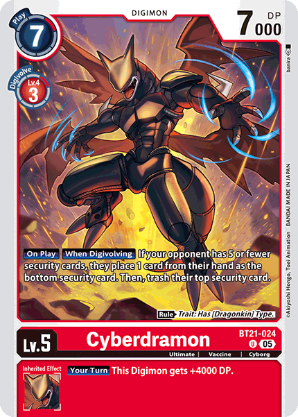 Cyberdramon (BT21-024) - Uncommon