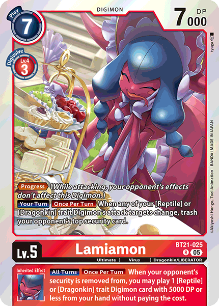 Lamiamon (BT21-025) - Rare