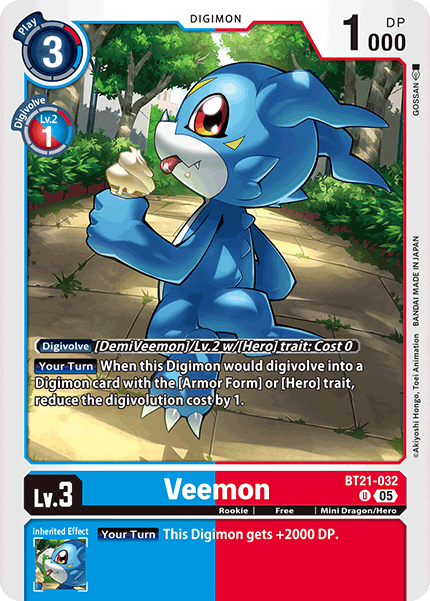 Veemon (BT21-032) - Uncommon