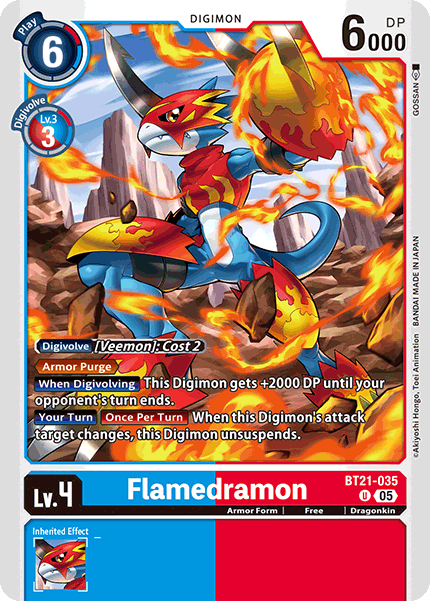 Flamedramon (BT21-035) - Uncommon