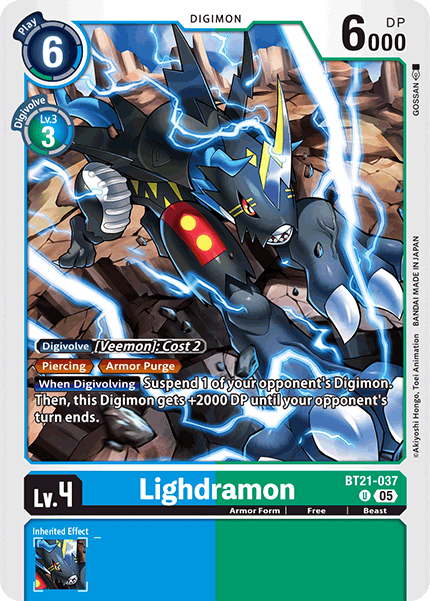 Lighdramon (BT21-037) - Uncommon