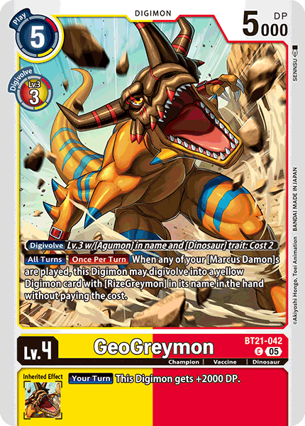 GeoGreymon (BT21-042) - Common