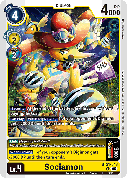 Sociamon (BT21-043) - Common
