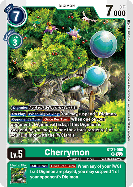 Cherrymon (BT21-050) - Uncommon