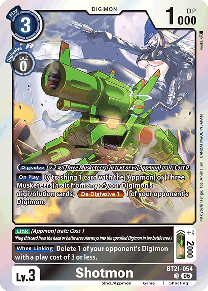 Shotmon (BT21-054) - Rare