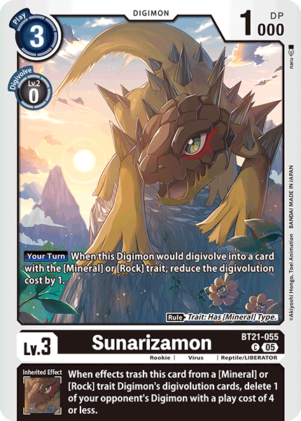 Sunarizamon (BT21-055) - Common