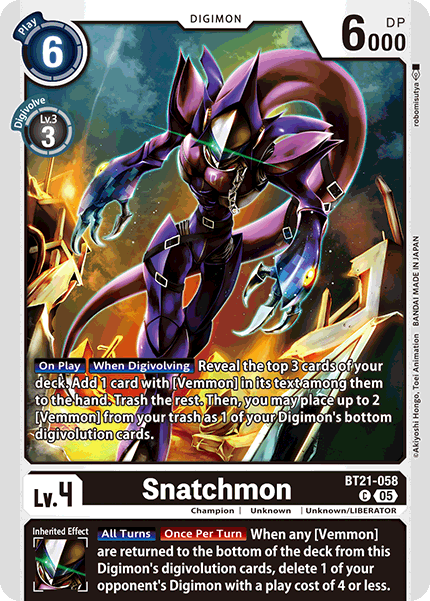 Snatchmon (BT21-058) - Common