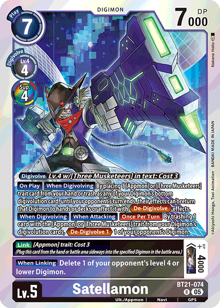 Satellamon (BT21-074) - Rare
