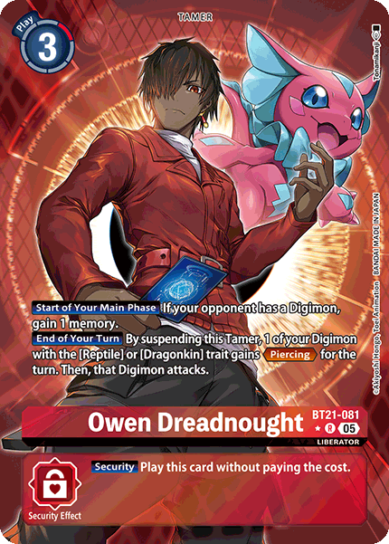 Owen Dreadnought (BT21-081) - Alternative Art
