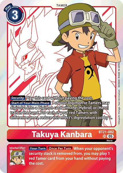 Takuya Kanbara (BT21-082) - Super Rare