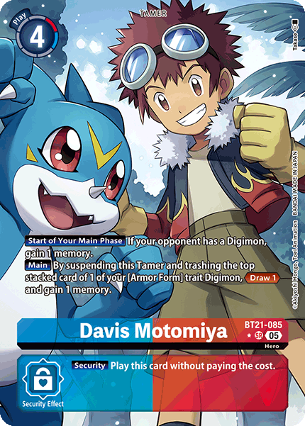 Davis Motomiya (BT21-085) - Alternative Art