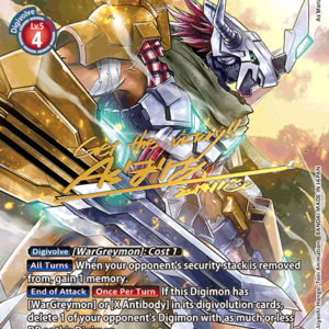 WarGreymon (X Antibody) (BT9-016) Rare Pull