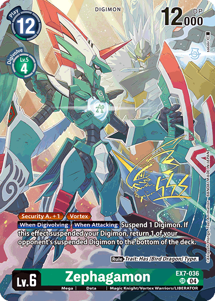 Zephagamon (EX7-036) Rare Pull