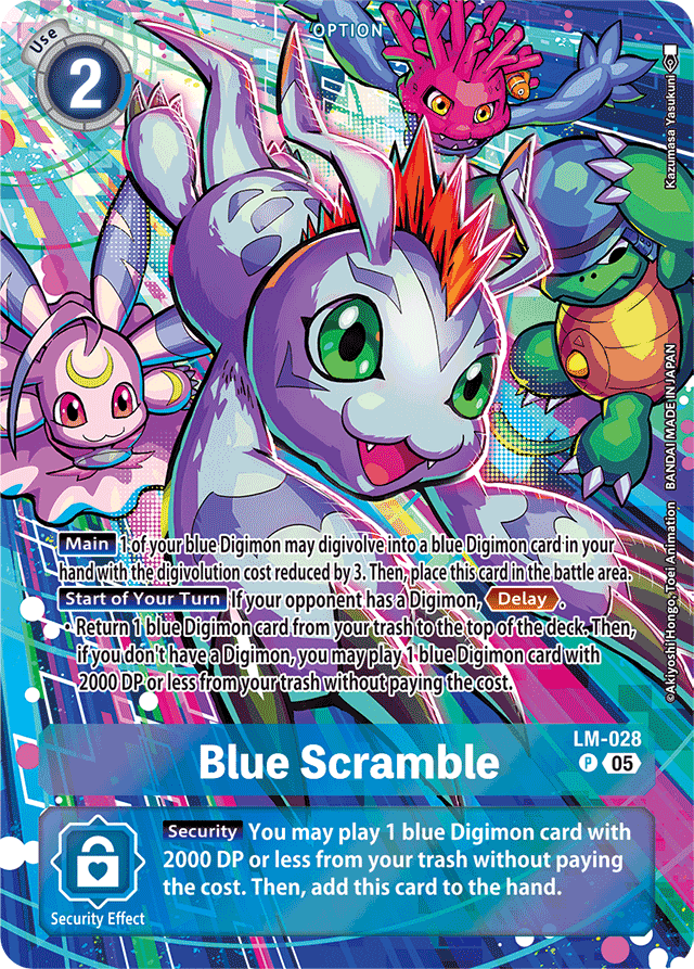 Blue Scramble (LM-028) GOMAMON