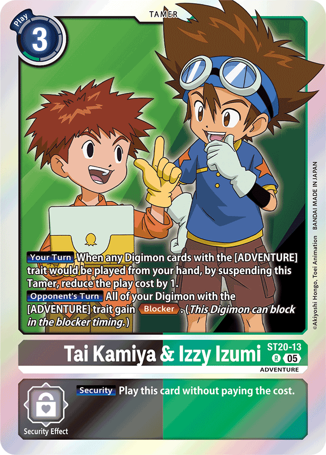 Tai Kamiya & Izzy Izumi (ST20-13)