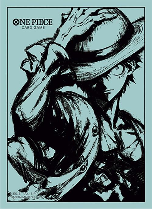 One Piece Card Game Official Sleeves - Japanese 1st Anniversary Special Sleeves: Monkey.D.Luffy