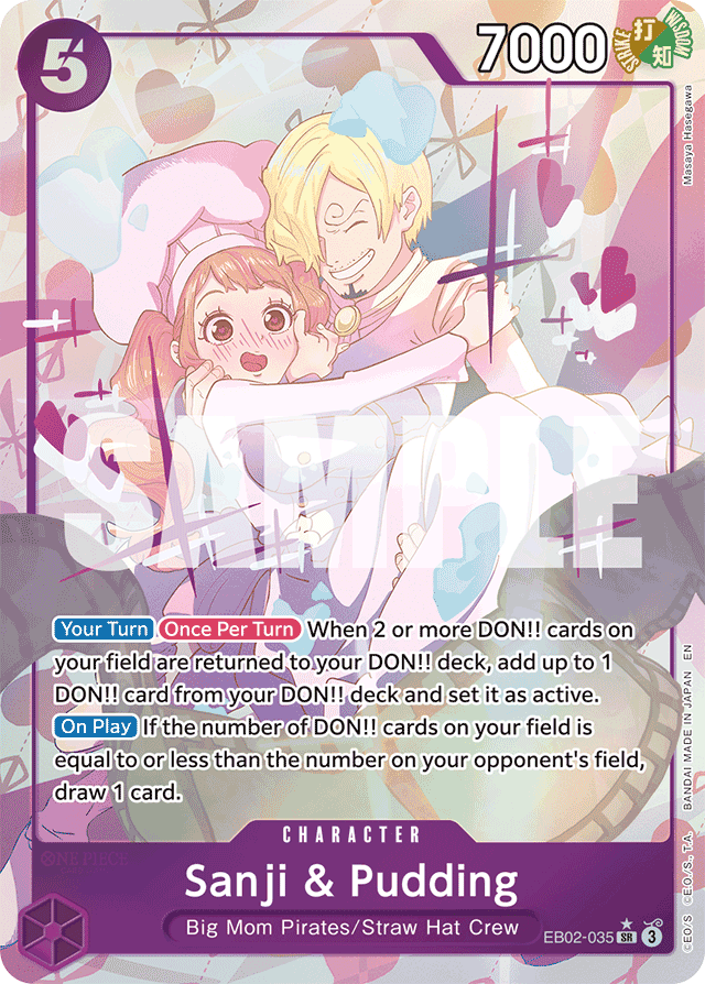 EB02-035 - Sanji & Pudding - Alternative