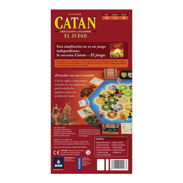 Catan: El Juego ampliación 5-6 jugadores - Image 2